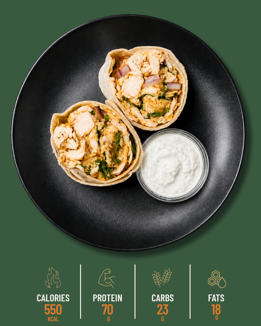 Peri Peri Chicken Wrap