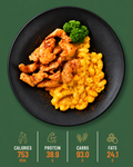 Sweet Chilli Chicken & Garlic Mac & Cheese