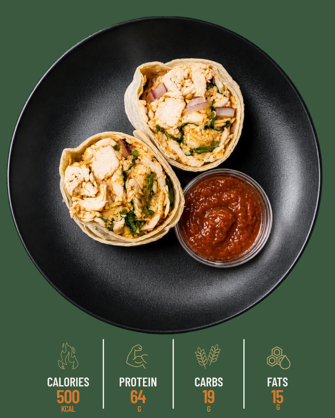 Habanero Chicken Wrap
